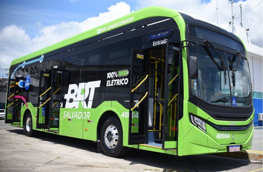 Salvador avança em projeto para integrar 100 novos ônibus elétricos no BRT