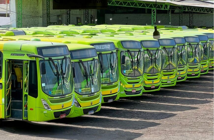 Teresina confirma a compra de 150 novos ônibus e 500 abrigos de concreto