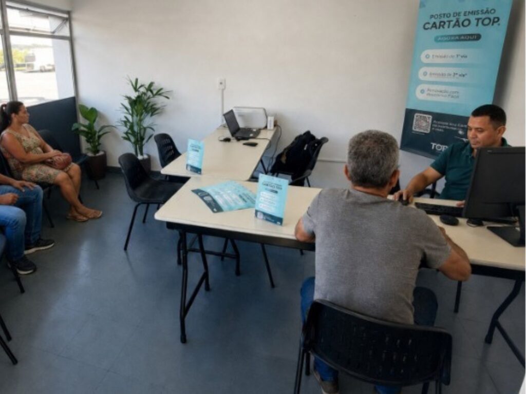 Cartão TOP cria novos postos para desbloqueio de biometria facial