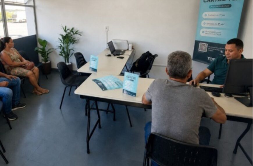 Cartão TOP cria novos postos para desbloqueio de biometria facial