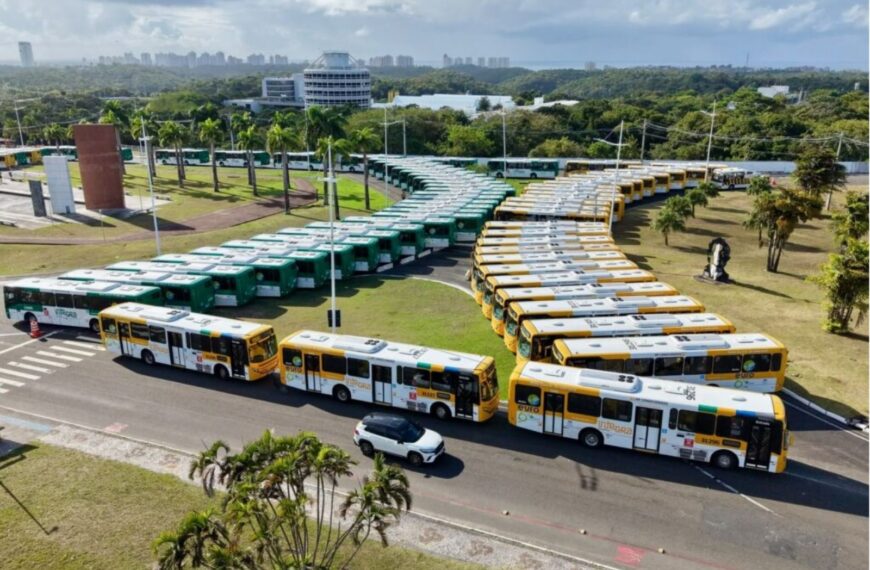 Frota de Salvador terá 700 novos ônibus Euro 6 até o fim de 2026