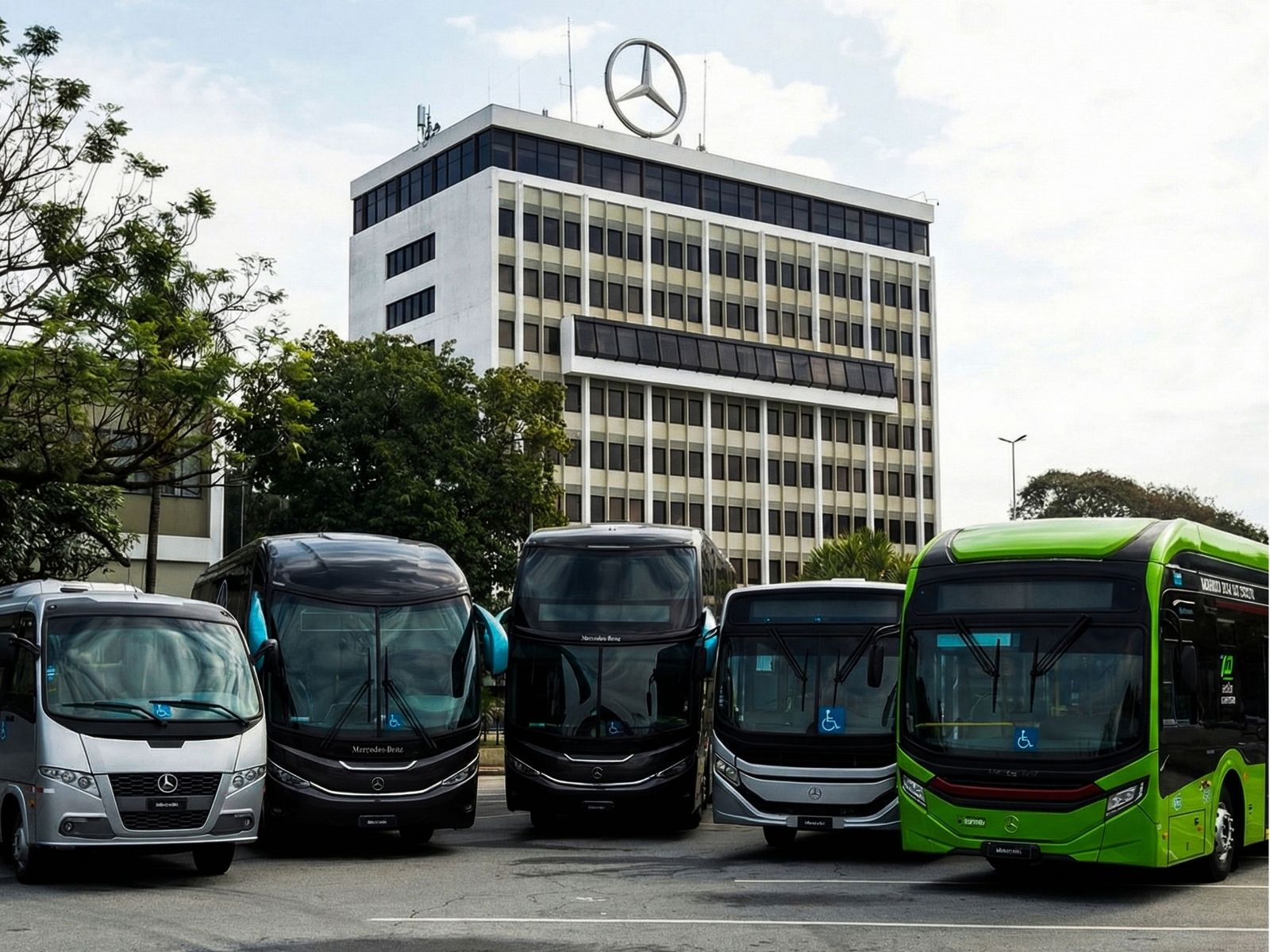 Mercedes-Benz celebra 70 anos no Brasil