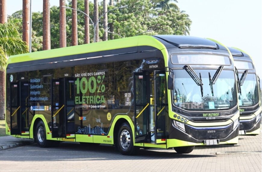 São José dos Campos prevê receber mais 89 ônibus elétricos até dezembro