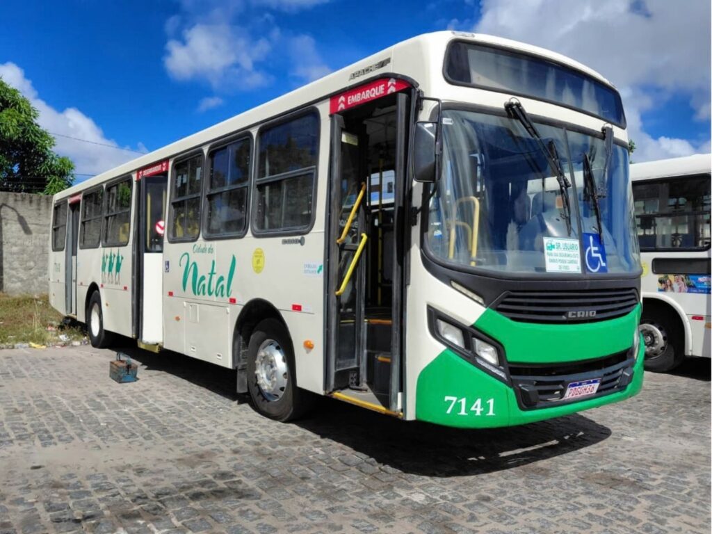 Primeiro de cinco ônibus usados da Cidade do Natal já está pronto e deve começar a operar nos próximos dias