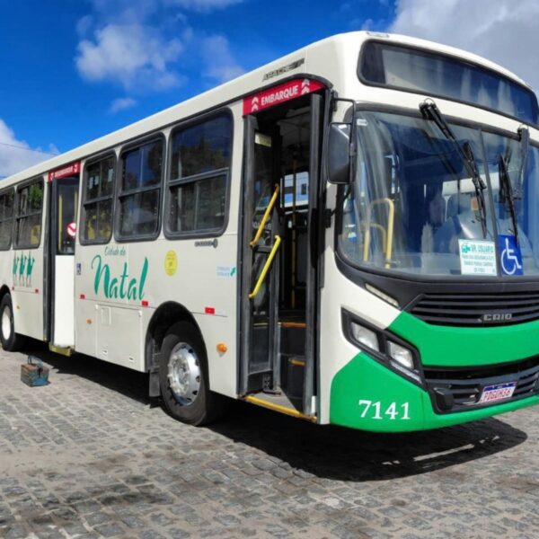 Primeiro de cinco ônibus usados da Cidade do Natal já está pronto e deve começar a operar nos próximos dias