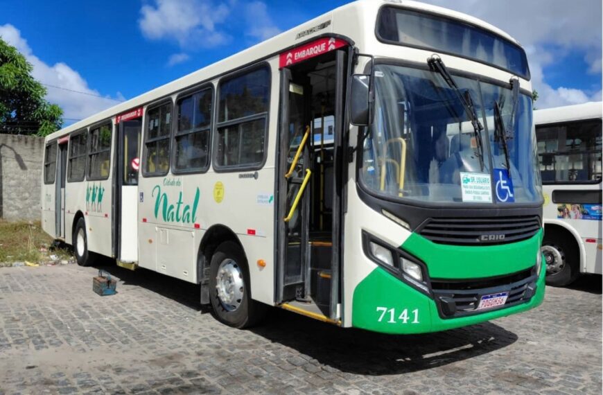 Primeiro de cinco ônibus usados da Cidade do Natal já está pronto e deve começar a operar nos próximos dias