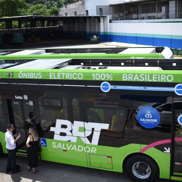 Salvador anuncia 10 novos ônibus elétricos articulados para o BRT
